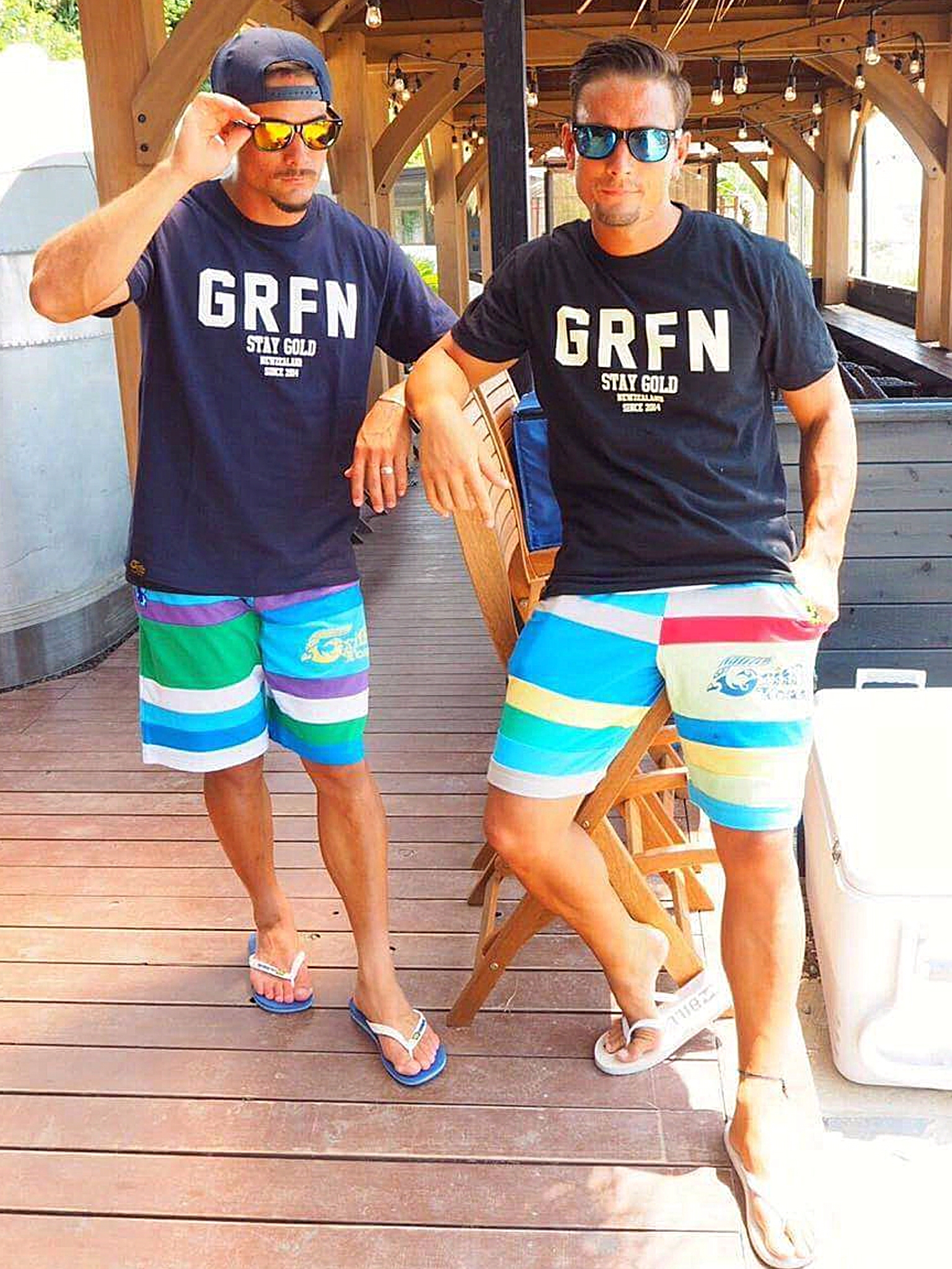 クロスステッチ ストライプＴシャツ